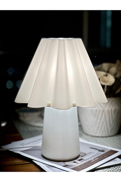 Bovi Craft Modern Dekoratif LED Masa Lambası - Şık Abajur Tasarımı