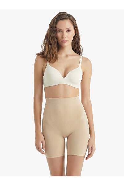 Blackspade Women's Corset Tights Illusion 1479 - Tan