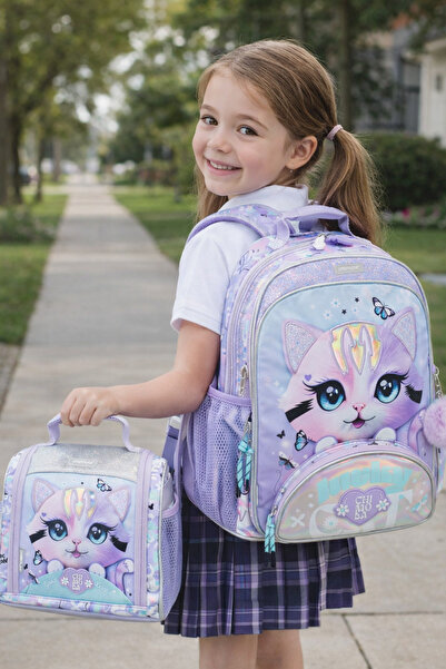 high value chimola purple Cat 2'Lİ Çanta seti (İTHAL)