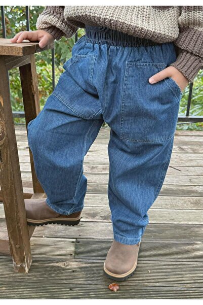 Cigit Kot Pantolon 2-8 Yaş Mavi