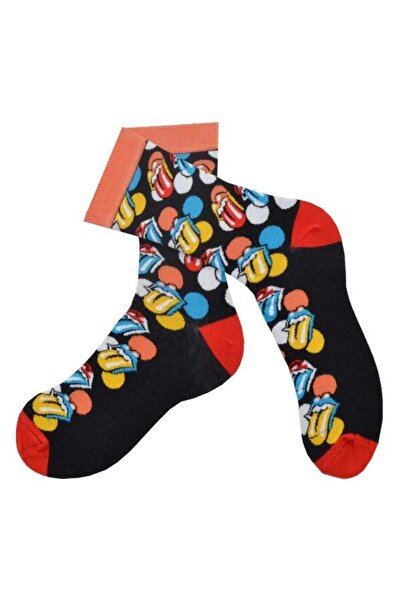 Flora Erkek Dil Desenli Hareketli Çorap - 41/44