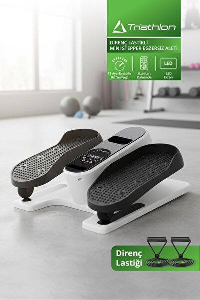Triathlon T‑232 Stepper Egzersiz Aleti | LED Ekran | Ayarlanabilir Hız | Uzak...
