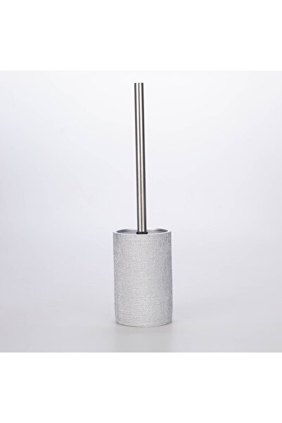 Selim فرشاة المرحاض من الكتان باللون الفضي