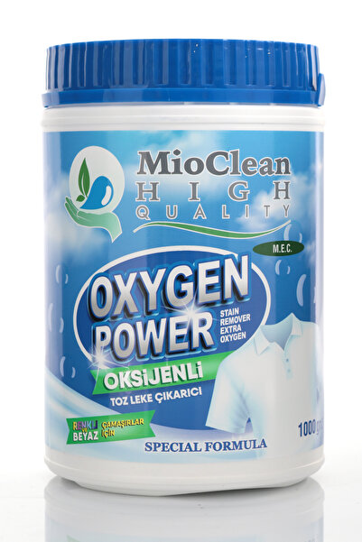 MioClean Oxygen Power – Güçlü Toz Leke Çıkarıcı & Ağartıcı Çamaşır Deterjanı ...