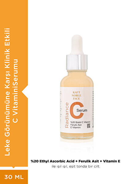 KAFT NOBLE FACE Radiance C serum Aydınlatıcı Ve Leke Karşıtı %20 Askorbik Asi...