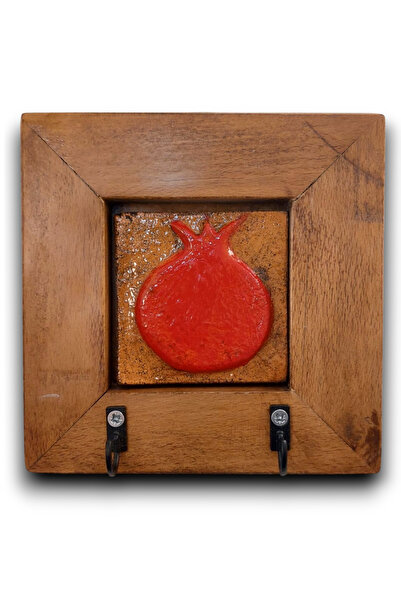 toprakanaart Nar, Seramik Anahtarlık Duvar Pano 14,5x14,5x2,5cm