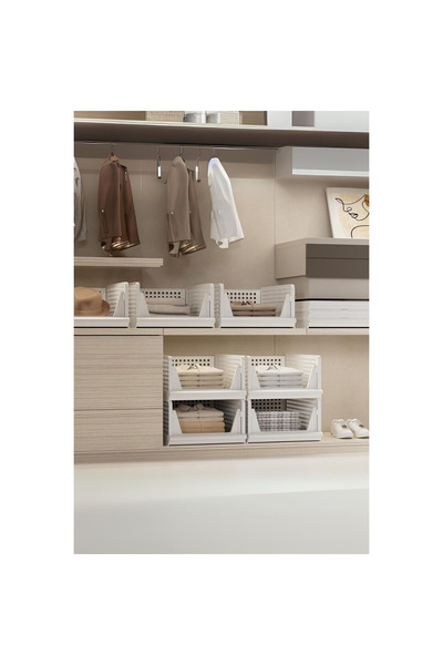 Vivenda Dolap İçi 3'lü Kayar Raf Organizer, 3 Katlı Dolap İçi Düzenleyici Raf...