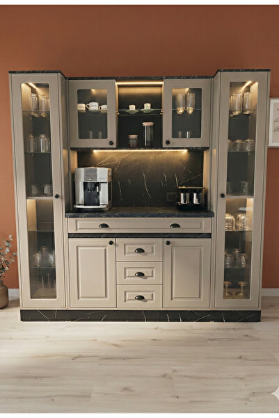 Avm 24 Mikel Masalı Kahve Köşesi Led Aydınlatmalı %100 Mdf Ücretsiz Montaj 20...