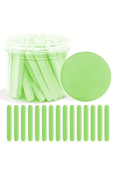 Choice 36PCS-YSM-Green Compress Face Wash Puff with Storage Box Facial Cleans...