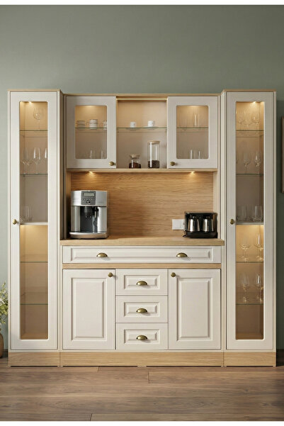 Avm 24 Mikel Masalı Kahve Köşesi Led Aydınlatmalı %100 Mdf Ücretsiz Montaj 20...