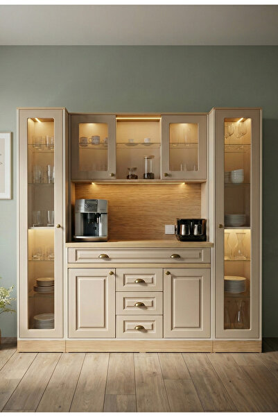 Avm 24 Mikel Masalı Kahve Köşesi Led Aydınlatmalı %100 Mdf Ücretsiz Montaj 20...