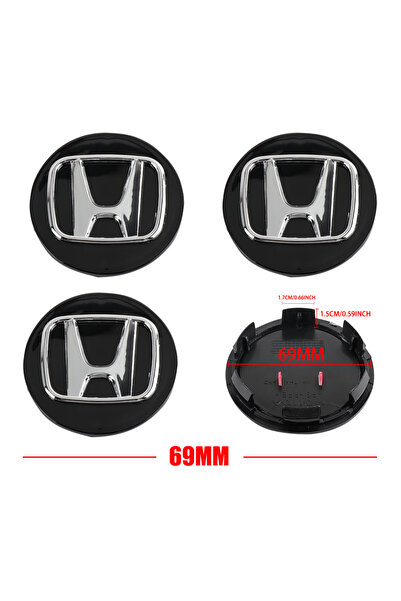 Choice LGG-BT-BKSL-69 4pcs 56/58/60/69mm Car Wheel Center Hub Caps Accessorie...