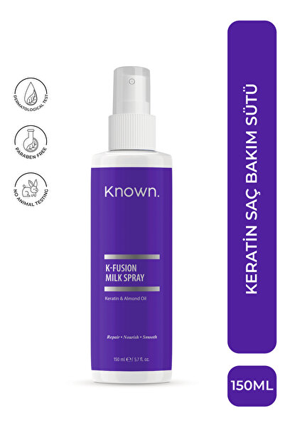 KNOWN. Besleyici Keratin Kolay Tarama Saç Bakım Sütü