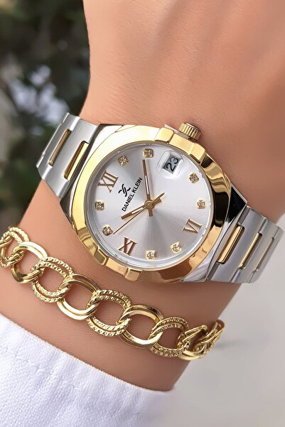 Daniel Klein New Season Gold Silver Color 3Atm Waterproof Women's Wristwatch ...