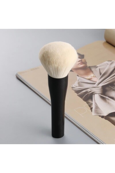 Choice فرشاة بودرة سوداء كبيرة مفرد ، فرشاة مكياج عالية الجودة، أدوات مكياج ا...