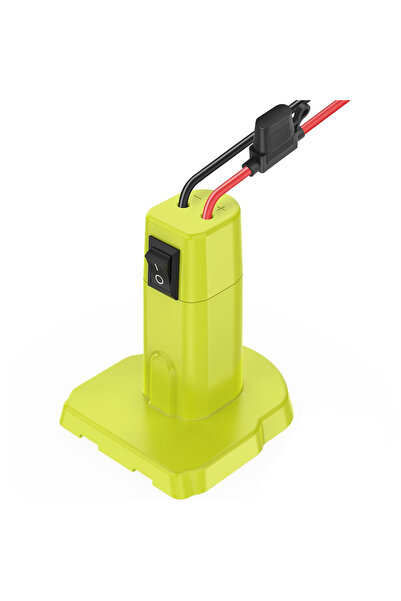 Choice محول طاقة Power Wheels مزود بمفتاح فيوز لبطارية Ryobi 18V مع مفتاح فيو...