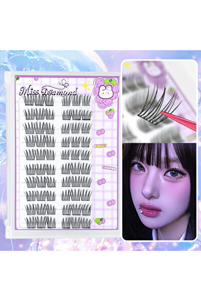 Choice MIX 60PCS 60-Piece Glue-Free Self-Adhesive False Eyelashes, perfect fo...