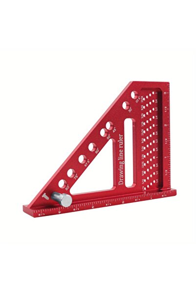 Choice مسطرة قياس متعددة الزوايا بالبوصة، منقلة مربعة لأعمال النجارة مع وتد، ...