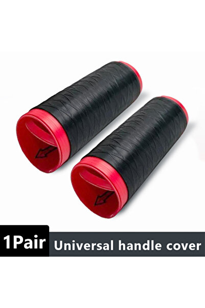 Choice غطاءان لمقود الدراجة النارية من السيليكون من BLALION، طراز B، عالمي، ذ...