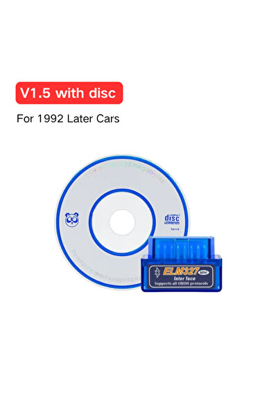 Choice جهاز ELM327 V1.5 MINI ELM327 Bluetooth 5.1 V2.1/V1.5 مع قرص، ماسح ضوئي...