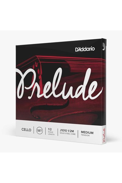 D'Addario J1010 1/2M Cello Tel Seti, Prelude, 1/2 Scale, Medium Tension
