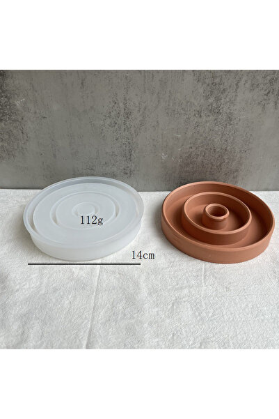 Choice قالب حامل شموع على شكل شجرة عيد الميلاد مصنوع يدويًا من الخرسانة، صيني...