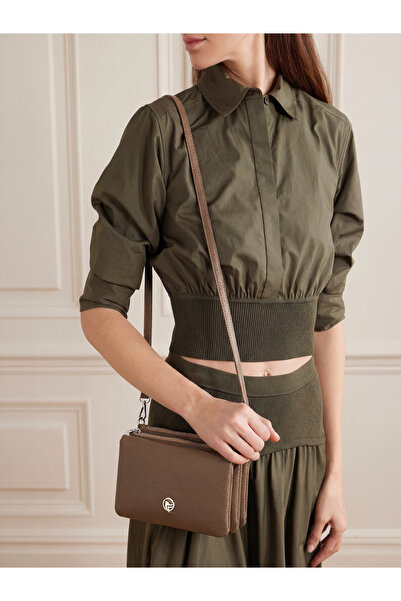 Rivina Lena Women's Long Strap Wallet Detailed Crossbody Women's Hand and Sho...