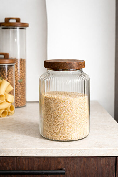 Bohemian Aura Akasya Kapaklı Cam Kavanoz