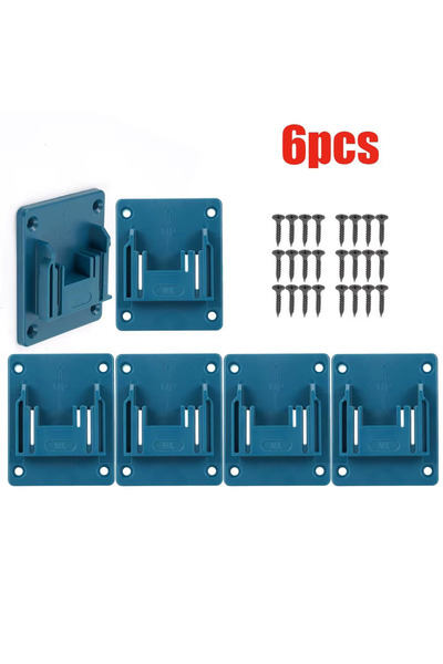 Choice حامل أدوات أزرق مكون من 6 قطع، 1/2/6 قطع، رف تخزين مثبت على حامل DK لأ...