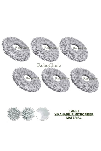 Roboclinic Microfibră de înlocuire compatibilă cu aspiratorul robot Roborock ...