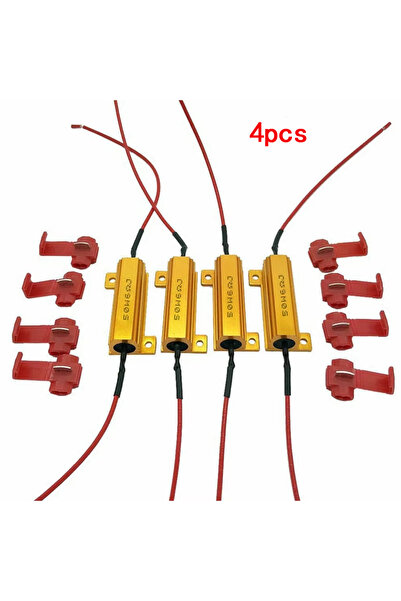 Choice 4 قطع من مصابيح LED 2/4 قطع، مقاومة تحميل، مرحل معدل الوميض، مصابيح إش...