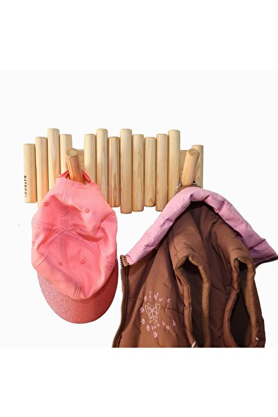 Hype Store LOOKLYN El Üretimi Ahşap Askılık, Duvara Monte Ahşap Duvar Askısı,...