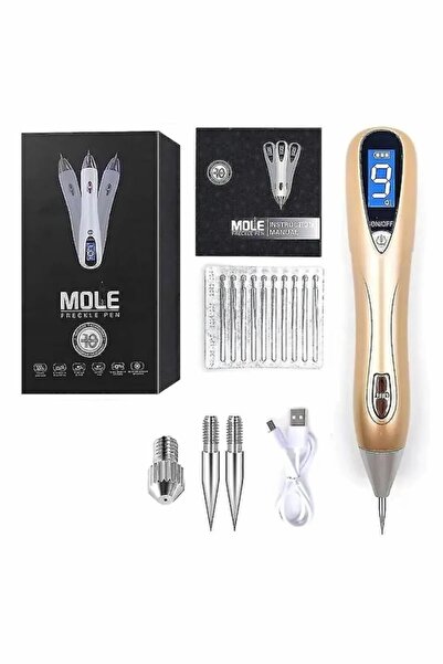 Hype Store Mole Plexr Pen Gold-Plazma Kalem Seti, Kablosuz Şarj, 10 İğne, 3 K...