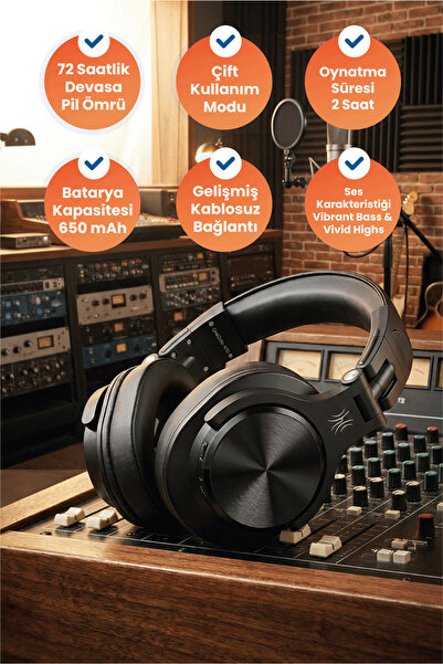 Oneodio A70 Kablosuz Dj Kulaklık