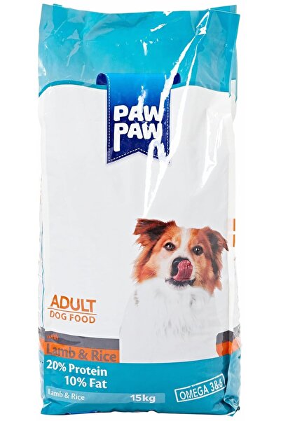 Pawpaw Yetişkin Köpek - Kuzulu&Pirinçli Kuru Mama 15 Kg