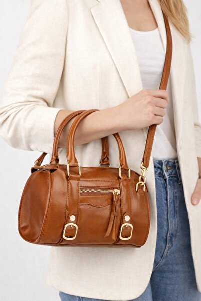 ÖZÜM TAKI Women's Handbag and Shoulder Bag Brown