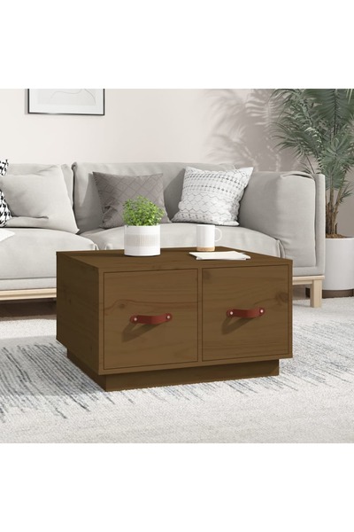 Concept Masă de cafea, maro miere, 60x53x35 cm, lemn masiv de pin