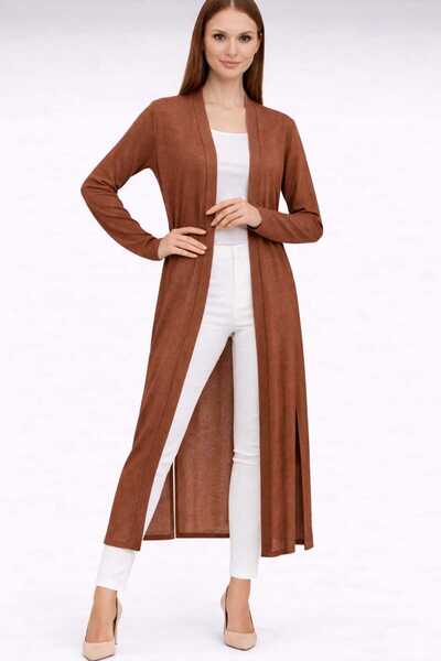 Neden Tekstil Long Thin Knitwear Cardigan Straight Cut Seasonal Loose Cardiga...