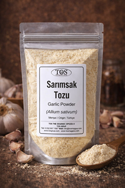 TOS The Organic Spices Sarımsak Tozu 100 gr (1. KALİTE) Allium Cepa