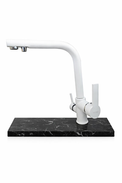 idimax Beyaz Arıtma Eviye Batarya - Komple Pirinç Döküm - Montaj Aparatı Hedi...