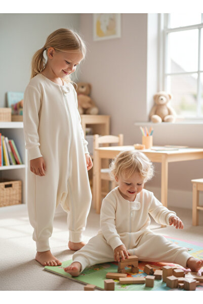 Wenaris Uyku Tulumu %100 Doğal Pamuk Çift Kat PAZEN Özel Kumaş Unisex 1.0 Tog...