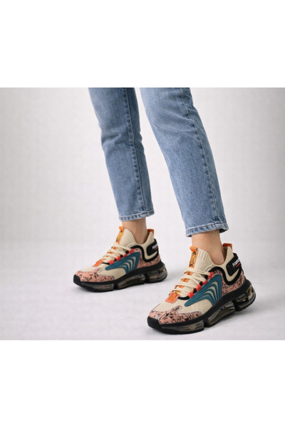 FRANCO GERARDO Pantofi sport pentru femei, FRANCO GERARDO, TF505W crem, mater...