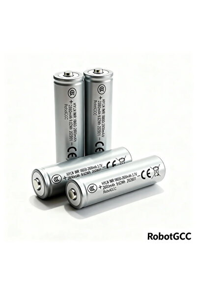 Generic بطارية ليثيوم أيون قابلة لإعادة الشحن من نوع 18650 ذات زر علوي، 3.7 ف...