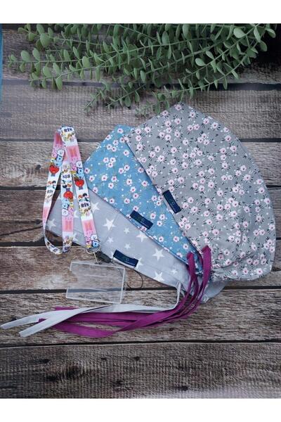 doktorbonem Costum de baie Hijab Mărime Albastru Liliac Garden of Flowers Gri...