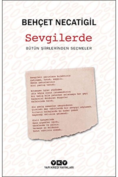 Yapı Kredi Yayınları Sevgilerde - Bütün Şiirlerinden Seçmeler