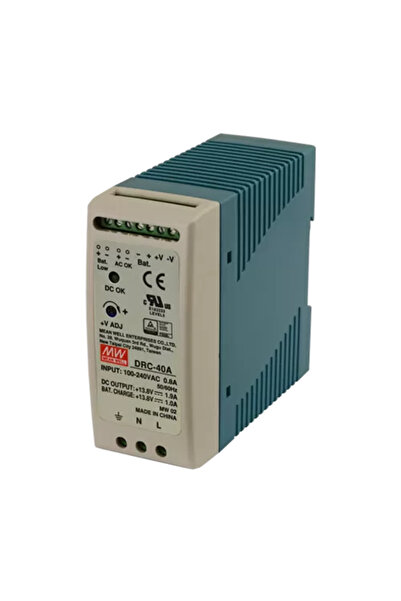 Meanwell Sursă de alimentare în comutație, 13.8V / 2.9A, șină DIN, rezervă - ...