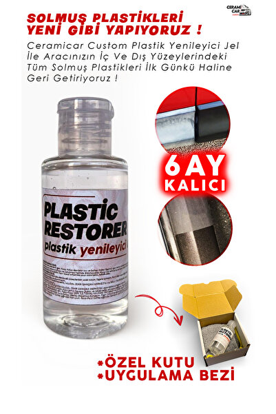 Ceramicar Custom Plastic Restorer 50ml - Solmuş Plastik Yenileyici & Parlatıc...