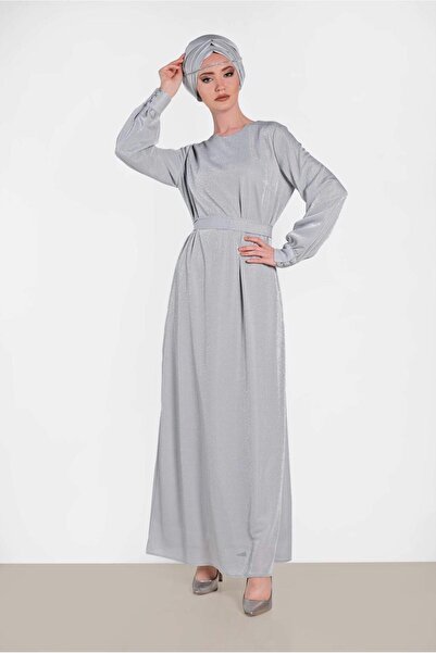 Alvina فستان بحزام لامع 4466