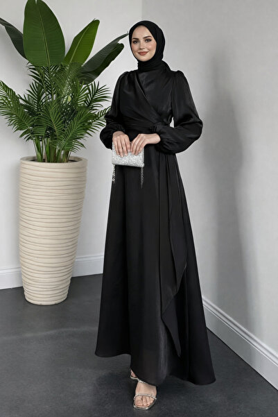 PERADO Rochie de seara cu maneci balon cu bretele