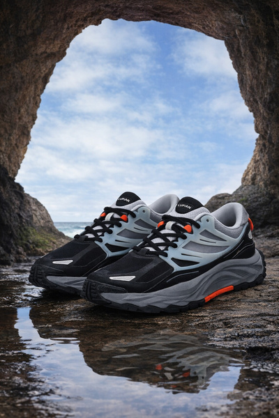 Lufian Edwın Чоловічі шкіряні кросівки Чорні